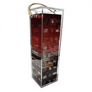 Jeu d'empilage en acrylique Montessori, blocs de construction colorés, jouets éducatifs pour enfants, style <span class=keywords><strong>Jenga</strong></span>, tour à bascule - Product Image 3