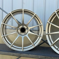 Jantes de voiture en aluminium forgé 6061-T6 avec revêtement en poudre, styles personnalisés pour voitures de course avec design personnalisable - Marque OEM