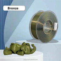 Filament d'impression 3D PLA lisse professionnel Diyin 1,75 mm, couleur unie, surface lisse, soie, 1 kg pour imprimantes 3D FDM