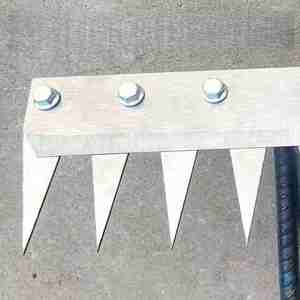 Có thể tháo rời làm cỏ và làm đất công cụ-mangan thép cào withbuilt-in Cutter Blades - Product Image 4