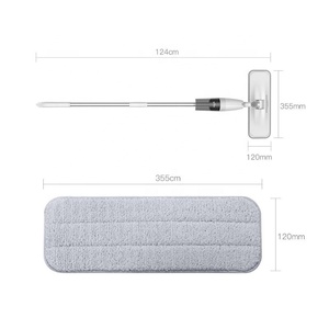 Pour <span class=keywords><strong>Deerma</strong></span> remplacer la vadrouille pour vadrouille à eau TB500 / TB800 360 tête de chiffon de nettoyage rotative tissu en Fiber de carbone en bois C2 - Product Image 2