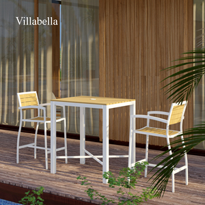 Muebles de Exterior Comerciales para Restaurantes, Sillas Altas para Jardín, Patio, Terraza de Hotel, Sillas de Bar - Product Image 1