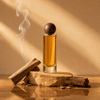 Flacon de parfum de luxe 15ml 20ml 30ml 50ml 100ml, flacon de parfum rond en verre vide avec bouchons, flacon vaporisateur de parfum