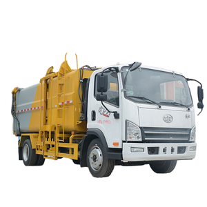 รถบรรทุกขยะอุตสาหกรรมแบบถังติดตั้งด้านข้างพร้อมกระปุกเกียร์อัตโนมัติอุปกรณ์ขนถ่ายขยะ - Product Image 2