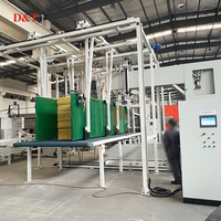 Machine automatique de découpe verticale pour la fabrication de tampons à récurer en mousse éponge