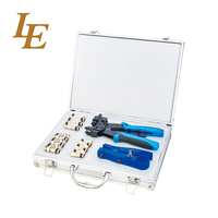 Kit d'outils pour technicien réseau LE Installerparts, 14 pièces, argenté, certifié CE/ISO, garantie 1 an pour les équipements à fibre optique