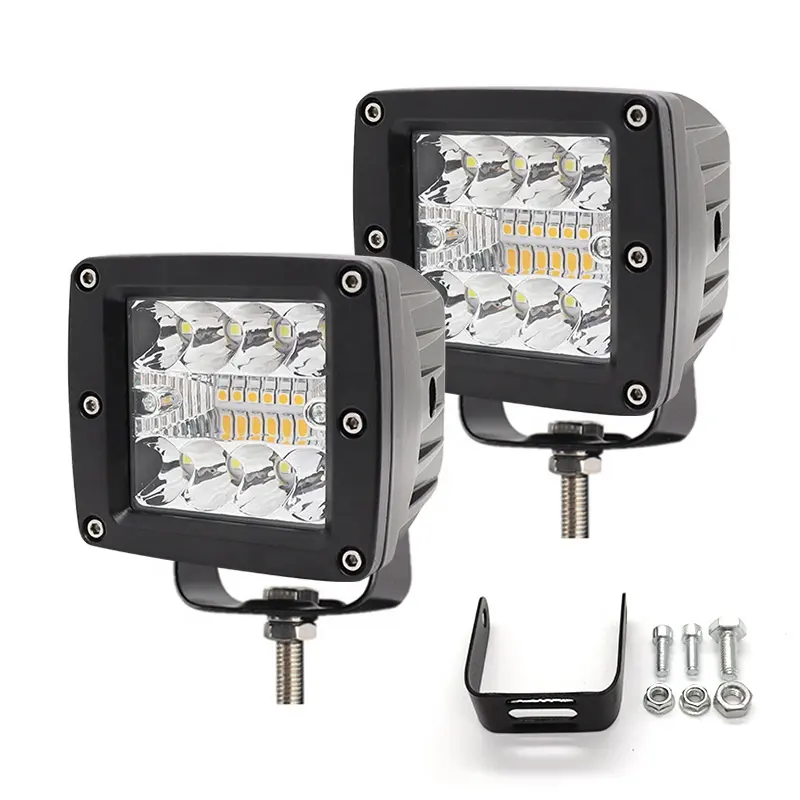 4x4 Offroad car accessories LED work lights 3 inch 60w cubic light for auto parts