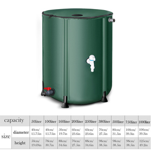 Tanque de Agua Plegable de Gran Capacidad con Filtro de Malla <span class=keywords><strong>para</strong></span> Riego de Jardín - Product Image 2