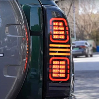 Feux arrière LED pour Patrol Y61 2005-2022, nouveaux feux arrière 5ème génération, lentille transparente, 12V 25W, accessoires de voiture