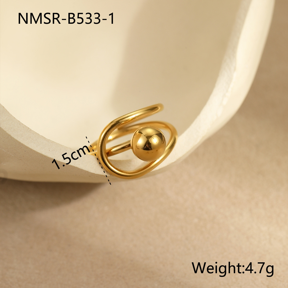 แหวนลูกปัดกลม NMSR-B533-1