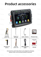 Lecteur multimédia vidéo Android pour voiture BQCC 7 pouces, écran de voiture, Carplay pour Dacia Logan Dokker Duster Sandero Lodgy Renault Captur