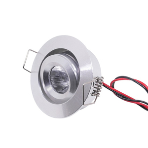 Mini foco LED redondo empotrado, foco empotrado, ángulo ajustable, para techo, vitrina, sala de estar, lámpara Interior, 12V - Product Image 3