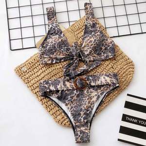 Bikini Triangular Brasileño para Mujer, Sexy, con Tiras Laterales, Traje de Baño con Logotipo Personalizado, Servicio OEM de 1 Pieza - Product Image 4