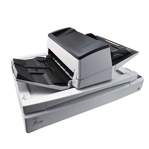 Escáner Automático de <span class=keywords><strong>Doble</strong></span> <span class=keywords><strong>Cara</strong></span> de <span class=keywords><strong>Alta</strong></span> <span class=keywords><strong>Velocidad</strong></span> Fujitsu FI-7700, Escaneo Continuo de Plataforma Plana Dual A3A4, Escáner Fujitsu FI-7700 - Product Image 1