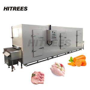 Buena calidad personalizado 100 a 3000 <span class=keywords><strong>Kg</strong></span> por hora aves <span class=keywords><strong>de</strong></span> corral Iqf túnel congelador máquina <span class=keywords><strong>de</strong></span> <span class=keywords><strong>fresas</strong></span> congeladas equipo <span class=keywords><strong>de</strong></span> congelación rápida - Product Image 6