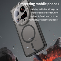 Pour Xiaomi 17 15 ULTRA – Coque de protection magnétique hybride mate antichute en TPU et PC – Étui de protection pour téléphone – Fundas Carcasa