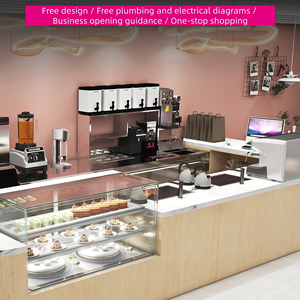 โซลูชั่นอุปกรณ์เครื่องดื่มสแตนเลส 304 ควบคุมด้วยระบบสัมผัสอัตโนมัติแบบครบวงจร สำหรับ<span class=keywords><strong>แฟ</strong></span><span class=keywords><strong>รน</strong></span><span class=keywords><strong>ไช</strong></span><span class=keywords><strong>ส์</strong></span><span class=keywords><strong>ชา</strong></span>นมไข่มุก - Product Image 4