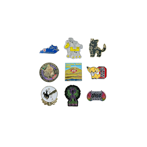 Insigne en émail dur personnalisé de conception d'anime de renard de loup de fabrication en gros épingle d'émail de revers en métal - Product Image 1