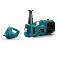 Gato hidráulico eléctrico portátil 3 en 1 con llave de impacto y bomba de aire, 180W DC12V, capacidad de carga de 5T para elevación de vehículos
