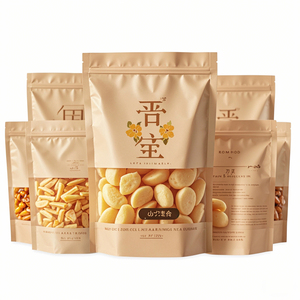 Dried Fruit <b>Packaging</b> <b>Bags</b> Plastic Transparent Stand Pouch Gravure Printing Recyclable Zipper Top for Food Nuts - Product Image 3