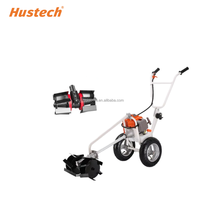 Mesin pemotong rumput tanpa kabel 24V 4 Tak, mesin pemotong rumput bertenaga bensin DIY Dorong Tangan