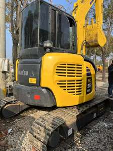 Komatsu เครื่องขุดขนาดเล็ก PC55พร้อมข้อต่อแบบรวดเร็วใช้เครื่องขุดขนาดเล็กของ Komatsu 5Ton เครื่องยนต์แบบแกว่งหางเป็นศูนย์ pc35ญี่ปุ่น40 - Product Image 2