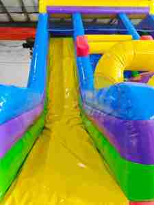 Grand toboggan <span class=keywords><strong>gonflable</strong></span> à prix avantageux, conception personnalisée à double voie, <span class=keywords><strong>structure</strong></span> d'amusement en PVC durable pour enfants et adultes - Product Image 5