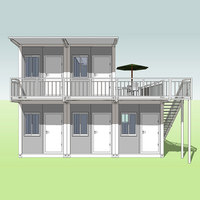 Diseño de Casa Contenedor Exterior de Panel Sándwich de Acero Personalizado YT Professional, Dibujo de Plano 3D CAD, Edificio de Oficinas Panorámico