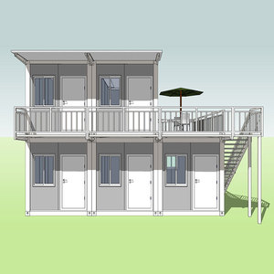 YT Professional: Progettazione di Case Container Esterne in Pannelli Sandwich d'Acciaio Personalizzati, Disegno 3D CAD con Dimensioni Reali, Edificio Uffici Panoramico - Product Image 6