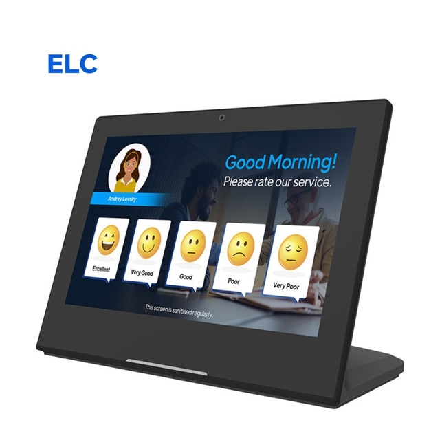 Black 10.1 Inch Wi-Fi RJ45 Ethernet L Shape Tablet PC RK3288 New Android Tablet with NFC