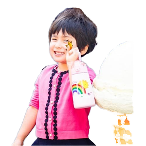 350ml Portable Double Wall Stainless Steel Insulated Students' Water <b>Bottle</b> With Straw Eco-friendly - Product Image 6