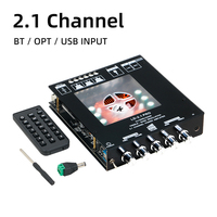 Amplificateur de puissance numérique Bluetooth 2.1 canaux, amplificateur audio pour caisson de basses Hifi 12-32V