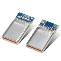 Conector tipo C 16Pin 24Pin Conectores tipo C de carga rápida para fabricación de cables USB