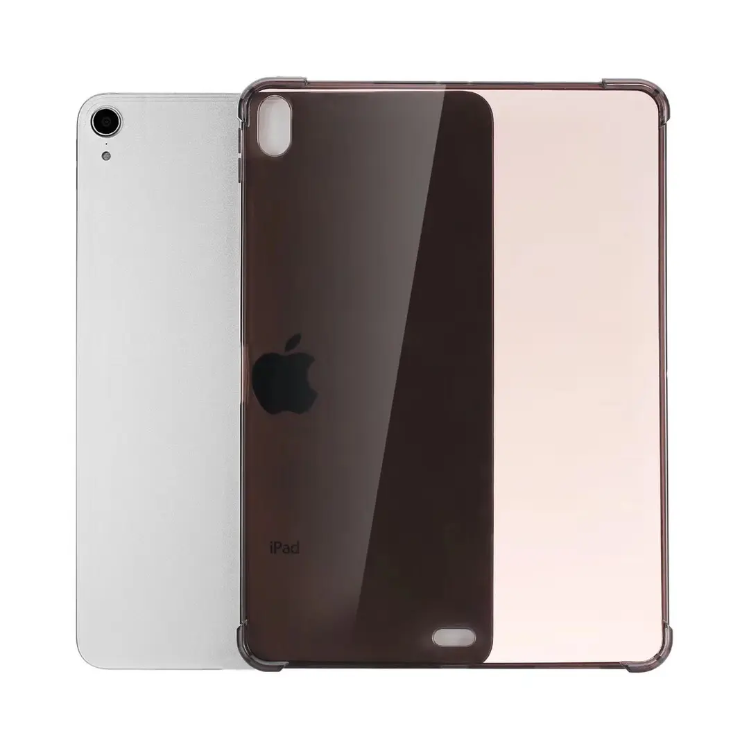 Transparent Black TPU Tablet Case for iPad 10.2 Cover Shockproof Ultra Thin Clear Case for Apple 2021 Mini 6 Funda Case