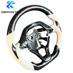 Volante de Fibra de Carbono Forjado Personalizado para <span class=keywords><strong>Honda</strong></span> CRV HR-V Civic 11th Type <span class=keywords><strong>R</strong></span> FL5 SI Acura Integra 2016 2017 <span class=keywords><strong>2022</strong></span> 2023 - Product Image 2