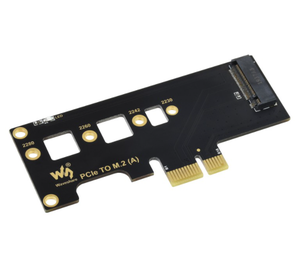 Adaptador PCIe a M.2 para Raspberry <span class=keywords><strong>Pi</strong></span> CM4 NVMe SSD Expansión 2280/2260/2242 Tamaños Integridad de señal de grado industrial - Product Image 1