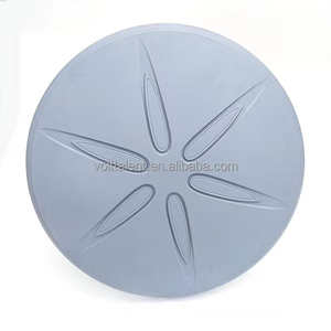 Lanterne de jardin conique avec éclairage d'ambiance à commande intelligente 50W, <span class=keywords><strong>lampe</strong></span> circulaire à montage sur poteau, luminaire extérieur pour allée urbaine - Product Image 6