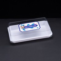 Boîte à gâteau Yingshidun, célèbre sur Internet, pour Mille-feuille et Mousse de Durian, en PET transparent rectangulaire, pour vente à emporter