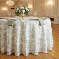 Nappe de table en tissu imprimé fantaisie de haute qualité, imperméable, avec logo et motif floral pour événements et mariages