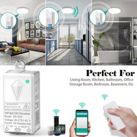 Mini système de maison intelligente lumière sans fil commutateur wifi Draadloze schakelaars Smart Life Automation Compatible avec Alexa Google Home