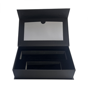 Boîte cadeau d'emballage de luxe de stylo de carton rigide de fermeture magnétique noire de logo personnalisé avec l'insertion de mousse d'EVA - Product Image 6