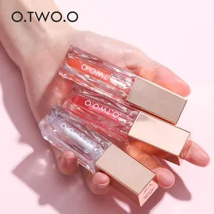 O.TWO.O Customization 5 Color Clear Berry Long Lasting Crystal Moisturizing Lip Gloss Makeup Lipstick Cosmetics Wholesaler