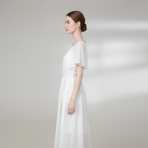 <span class=keywords><strong>เด</strong></span><span class=keywords><strong>รส</strong></span>ลูกไม้สีขาวทรงเอไลน์สำหรับผู้หญิง ดีไซน์ผูกเอว สไตล์ลำลอง รุ่นใหม่ประจำปี 2026 เหมาะสำหรับงานปาร์ตี้ริมชายหาดช่วงฤดูร้อน - Product Image 3