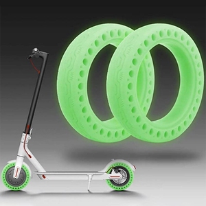 Neumático sólido fluorescente de 8,5 pulgadas a prueba de explosiones, accesorios de repuesto para patinete eléctrico <span class=keywords><strong>Xaiomi</strong></span> M365 /M365 PRO - Product Image 2