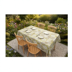 Tovaglia Erpsl in Tessuto Non Tessuto con Motivo Geometrico Moderno, Impermeabile, in PVC Stampato, 1,4x20m per Tavolo da Pranzo - Product Image 1
