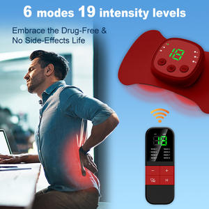 Appareil <span class=keywords><strong>TENS</strong></span> sans fil basse fréquence avec contrôle de deux appareils, modes de thérapie multiples, intensité réglable et commande à distance - Product Image 5