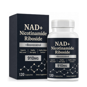 Suplemento Dietético Antioxidante NAD+ Nicotinamida Ribósido Resveratrol en Cápsulas Veganas para Hombres y Mujeres Adultos - Product Image 1