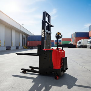 Groothandel Yakir elektrische vorkheftruck 2t hefhoogte reachtruck volledig elektrische stapelwagen loodzuurbatterij luchtbanden CE - Product Image 6