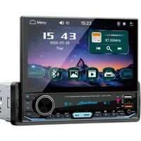 1Din Stéréo Autoradio intégré GPS MP4 TFT Écran Multimédia Manuel pour Bluetooth Audio Tableau de Bord Autoradio Android OS Modèle