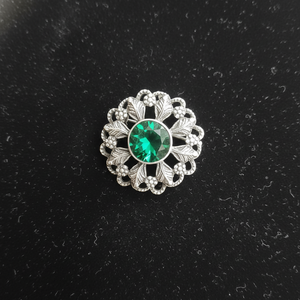 แหวนเพชรทรงเหลี่ยม VS แหวนเงินแท้สีเขียวธรรมชาติสำหรับผู้หญิง และแหวนเงินเยอรมัน พร้อมเครื่องประดับที่สมบูรณ์แบบสำหรับผู้หญิง - Product Image 1